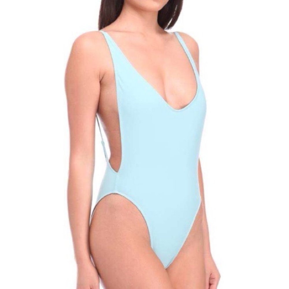 American Apparel One Piece - Light Blue